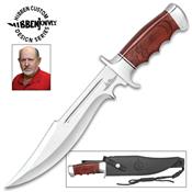 GH5068 Poignard Gil Hibben Legionnaire Bowie II Acier 7Cr17 Manche Bois - Livraison Gratuite