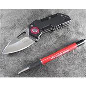 Couteau Mantis Tough Tony 3 1/2" clos Acier CPM-440V G-10 Handle MANMT9C - Free Shipping