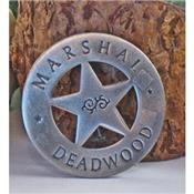 Lot de 3 Reproduction Western Etoile de Sheriff - Marshal Deadwood Badge MI3007 - Free Shipping