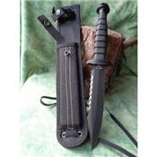 Couteau de Combat Ontario SP15 LSA Lame Acier Carbone 1095 Manche Kraton Etui Nylon Made In USA ON8686 - Free Shipping