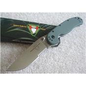 Couteau Ontario RAT-1 Tactical Folding Knife Olive Drab G-10 Handles Acier AUS-8 ON8849OD - Free Shipping