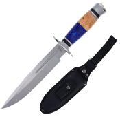 RR2240 Poignard Rough Ryder Bowie Resin/Wood Lame Acier 440 Etui + Pierre - Livraison Gratuite