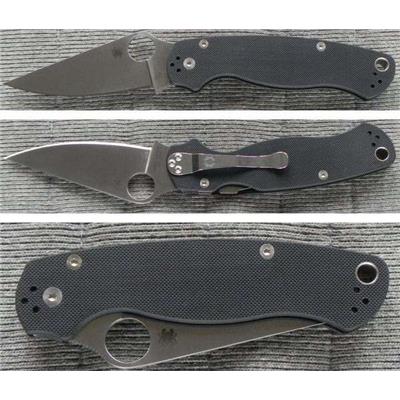 SC81GP2 Couteau Spyderco Paramilitary 2 CPM-S45VN Compression Lock Made USA - Livraison Gratuite