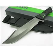 Couteau Bowie Schrade LeROY Lame Acier 8Cr13MoV/Titane Manche TPR SCHF45 - Free SHipping