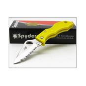 COUTEAU SPYDERCO Yellow LADYBUG SALT H1 Serrat SCLYLS3 - LIVRAISON GRATUITE