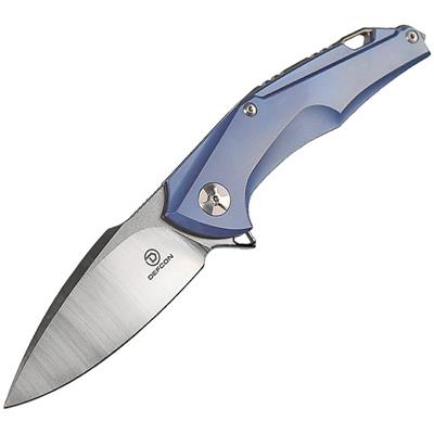 Couteau Defcon Sharkstooth Manche Titane Bleu TF52191 - Livraison Gratuite