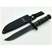 UC3156 Couteau United Cutlery USMC Blackout Combat Fighter Acier 420 - Livraison Gratuite