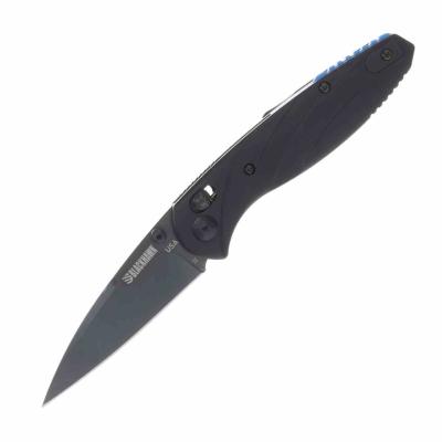 BHOC101BK — Couteau Blackhawk Officer Carry Slide Lock Lame Acier D2 Manche Aluminium USA Livraison Gratuite