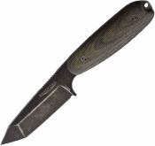 BRAD35T109N Couteau fixe Bradford Guardian 3.5 Tanto Camo | Lame Acier N690 Manche Micarta Étui Cuir USA - Livraison Gratuite