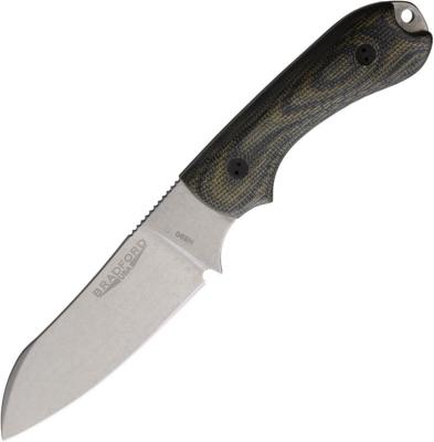 BRAD3SF109 Couteau Bradford Guardian 3 Sheepsfoot 3D | Lame Acier N690 Manche Camo Micarta Étui Cuir USA | Livraison Gratuite