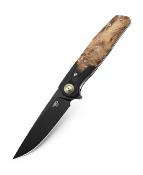 BTKG19E Couteau Bestech Knives Ascot G10/Wood Lame Acier D2 IKBS - Livraison Gratuite