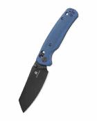 BTKMK06M4 Couteau Bestechman Cicada's Wing | Lame Reverse Tanto Acier 10Cr15CoMoV Black PVD | Manche Blue G10 B-Lock - Livraison Gratuite