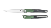 BTKMK14C Couteau Bestechman Lanza OD Green+ Black Drop Point Acier 14C28N Manche G10 Sécurité Linerlock - Livraison Gratuite
