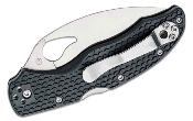 BY01SBKWC2 Couteau Spyderco Byrd Harrier 2 Lightweight Wharncliffe Lame 8Cr13MoV Serrated - Livraison Gratuite