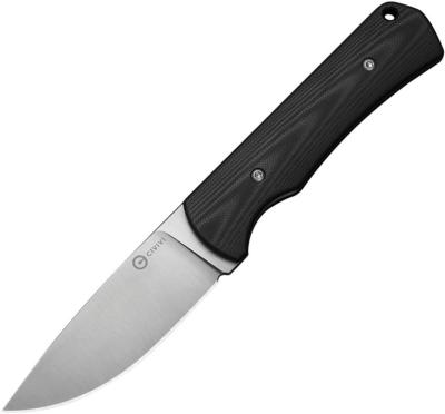 CIVC240511 CIVIVI Jencks Lame Acier Nitro-V Gray Stonewash Manche G10 Black - Housse Kydex - Livraison Gratuite