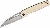 CIVC24062B3 CIVIVI Guile Ivory – Couteau Pliant EDC Lame Acier 14C28N Manche G10 Ivory Ball Bearing Linerlock - Livraison Gratuite