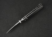 CMB08BW Couteau CMB Made Knives Predator Black Lame Acier D2 IKBS - Livraison Gratuite