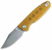 CMB21D Couteau CMB Made Knives Lucky | Lame Drop Point Acier 14C28N | Manche PEI Liner Lock - Livraison Gratuite