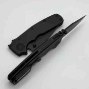 DEM19229 Demko Shark Cub | Couteau Pliant | Lame Acier CPM 20CV DLC | Manche Aluminium Noir | Shark Lock - Livraison Gratuite