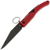 DGR2403RDBW Couteau DAGGERR Peremen Saigak Lame Acier 8Cr14MoV Blackwash Manche FRN Rouge Ring Lock - Livraison Gratuite