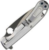 DGRF22FSS Couteau Daggerr Zhalo Tactique Lame Spear Point Acier D2 Manche Acier Frame Lock – Livraison Gratuite