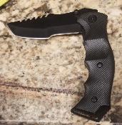 EE10A62BK Lot de 3 Couteau Tactical EDC ElitEdge Tanto A/O Lame Acier 420 - Livraison Gratuite