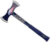 ESE6DBA Hache Estwing Black Eagle Double Bit Axe Lame Forgée Etui Nylon Made USA - Livraison Gratuite