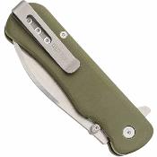 G1066476 Couteau Gerber Confidant | Lame Drop Point Acier 7Cr17MoV | Manche G10 OD Green & Bambou - Livraison Gratuite