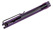 J1924BVT Couteau CJRB Ruffian Purple Lame Acier AR-RPM9 Black IKBS - Livraison Gratuite