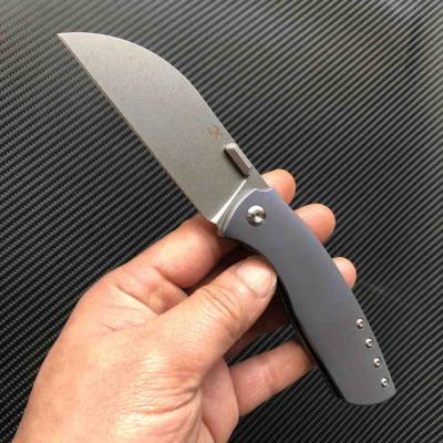 K1023A3 Couteau Kansept Convict Blue Titane Lame CPM-S35VN IKBS - Livraison Gratuite
