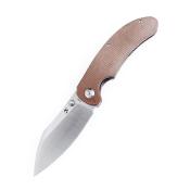 K1039A1 Couteau Kansept Nesstreet Brown Lame Acier CPM-S35Vn IKBS - Livraison Gratuite