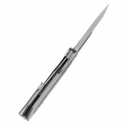 K1106A5 Kansept Thunderhead Damas - Lame Acier Damas Manche Titane & Artic Storm Carbon - Livraison Gratuite