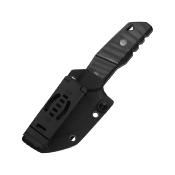 KI1086A2 Kizer Quartz – Couteau Fixe Compact | Lame Acier AEB-L Satin | Manche G10 Noir | Étui Kydex  - Livraison Gratuite