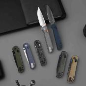 KI34582CDA1 Couteau Kizer Begleiter 2.9 | Lame Acier S35VN Matte DLC | Manche Aluminum Bleu | Livraison Gratuite