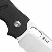 KIV348829BSA2 Couteau Pliant Kizer Sheepdog C01C | Lame Sheepsfoot Acier Nitro-V Satin | Manche Black Micarta Button Lock - Livraison Gratuite