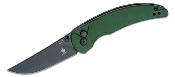 KIV3601A1 Couteau Kizer Chili Pepper Green Lame Acier CPM-3V Button Lock - Livraison Gratuite