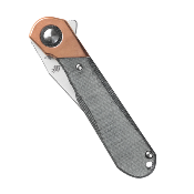 KIV3614C3 Couteau Kizer Comet Micarta Black Lame Acier 154CM IKBS - Livraison Gratuite