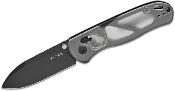 KIV3619A9 Couteau Kizer Drop Bear Pliant Lame Drop Point Acier Nitro-V Manche Acrylique Sécurité Clutch Lock - Livraison Gratuite