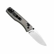 KIV3774A1 Kizer Aegis – Couteau Lame Acier AEB&#8209;L Manche Micarta brun Clutch Lock – Livraison Gratuite