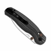 KIV3781CDA1 Kizer Phoca CD – Couteau pliant Clutch Lock Lame Acier 14C28N Satin Manche Black Micarta - Livraison Gratuite