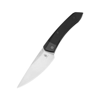 KIV4663C1 Couteau Kizer Momo Black Lame Acier 154CM Drop Point IKBS - Livraison Gratuite 