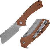 KS3445MCB Couteau Kershaw Static Cleaver Micarta Lame Acier D2 SW KIVT - Livraison Gratuite