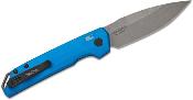 KS7038BLU Couteau Automatique Kershaw Launch Iridium Lame MagnaCut – Manche aluminium bleu – Push Button USA - Livraison Gratuite