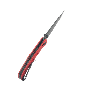 KUB172E Couteau Kubey Hound Red Lame Acier 14C28N Crossbar Lock - Livraison Gratuite