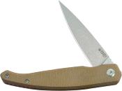 KUB361C Couteau Kubey MOS Hydra Tan Lame Acier 14C28N SW IKBS - Livraison Gratuite