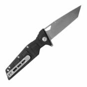 MAS420 Couteau Maserin Artiglio Made in Italy | Lame Tanto Acier D2 Stonewash | Liner Lock & Manche G10 Black - Livraison Gratuite