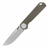 MR690 Marbles Linerlock – Couteau pliant Lame Acier D2 Satin Manche Brown Micarta - Livraison Gratuite