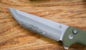 NMB2406G Couteau North Mountain Blade Chop Lame Acier San Mai TANTO Manche G10 Green Pivot Sur ROulements - Livraison Gratuite