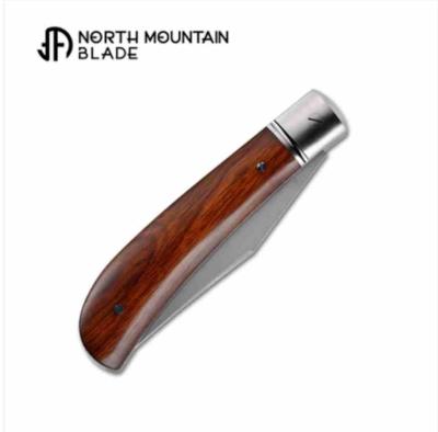 NMB2531WD North Mountain Blade Lanny Thin – Couteau Pliant Slipjoint Lame SLD San Mai Clip Point – Manche Bois – Livraison Gratuite