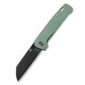 QS130Y Couteau QSP Penguin Green Titane Lame Acier 154CM StoneWash IKBS - Livraison Gratuite 